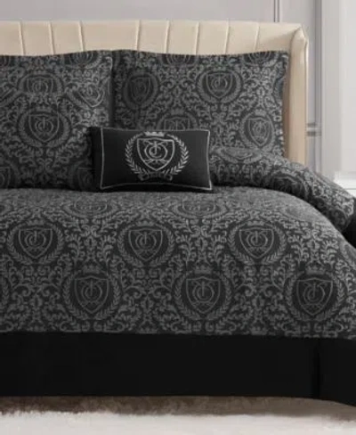 Juicy Couture Dovona Comforter Sets In Black