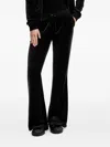 Juicy Couture Drawstring-fastening Pocket Track Pants In Black