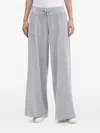 Juicy Couture Drawstring-fastening Pocket Track Pants In Gray