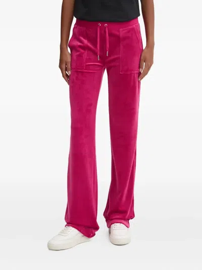 Juicy Couture Drawstring Pocket Trousers In Pink