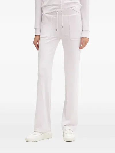 Juicy Couture Drawstring Pocket Trousers In White