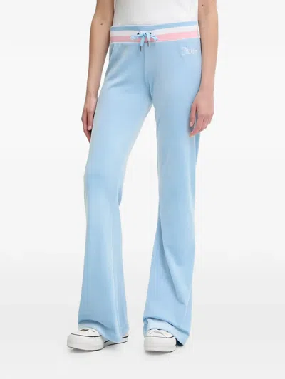 Juicy Couture Drawstring Waistband Trousers In Blue