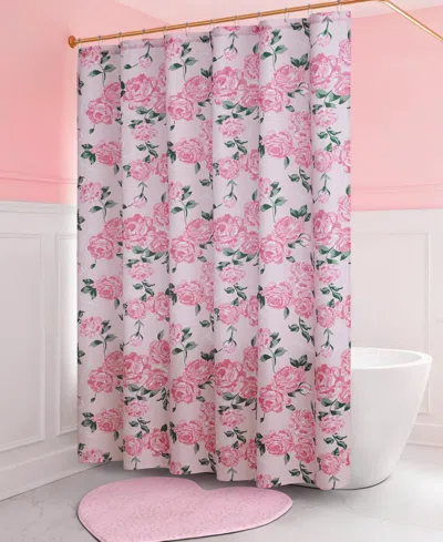 Juicy Couture Fabric 13-pc. Shower Curtain Set In Pink