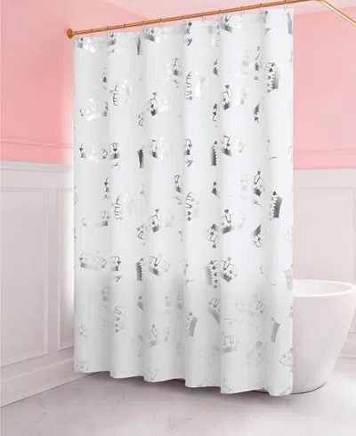 Juicy Couture Fabric 13-pc. Shower Curtain Set In White