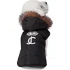 Juicy Couture Faux Fur Hooded Pet Coat