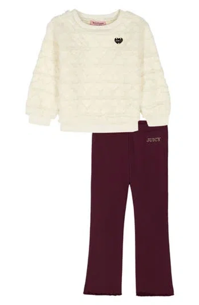 Juicy Couture Babies'  Fleece Top & Leggings Set In Multi