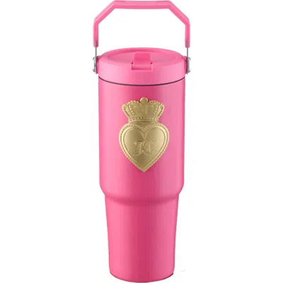 Juicy Couture Flip Flow 30-ounce Stainless Steel Tumbler In Pink