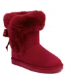 Juicy Couture Girls 1-13 King Cold Weather Slip-on Boots In Burgundy