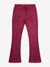 Juicy Couture Girls Diamante Bootcut Joggers In Burgundy