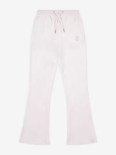Juicy Couture Kids'  Girls Diamante Bootcut Joggers In Purple