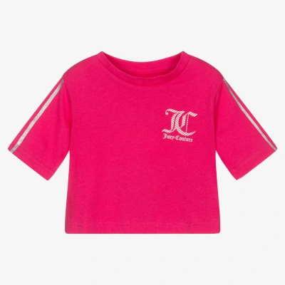 Juicy Couture Kids' Girls Pink Cotton T-shirt