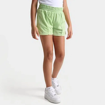 Juicy Couture Kids'  Girls' Velour Shorts In Paradise Green