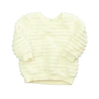 Pre-owned Juicy Couture Kids' Girls White Sweatshirt