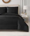 Juicy Couture Glam Night Stripe Duvet Cover Sets In Black