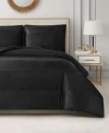 Juicy Couture Glam Night Stripe Duvet Cover Sets In Black