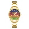 Juicy Couture Gold Metal Women's Watch In Gold