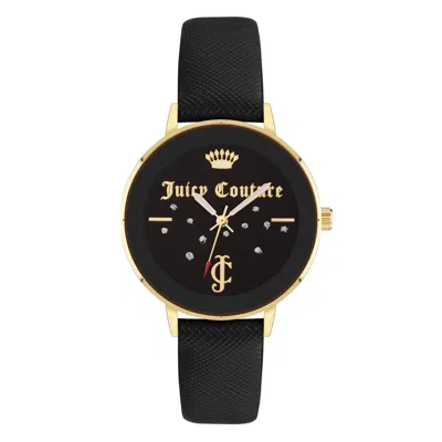 Juicy Couture Gold Women Women's Watch In Black