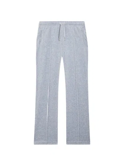 Juicy Couture Grey Track Pants In Blue