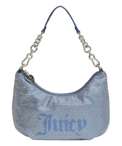 Juicy Couture Hazel Small Hobo Bag In Lightblue