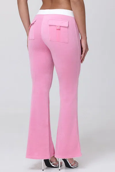 Juicy Couture Hollywood Heritage Track Pants In Pink
