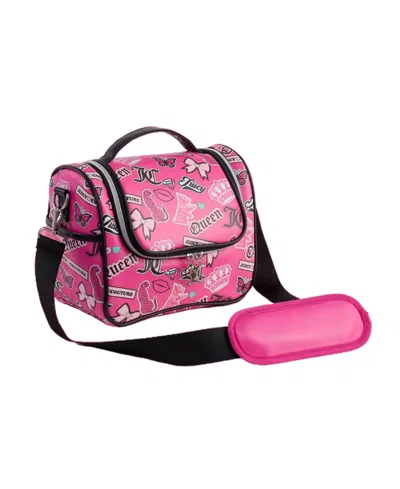 Juicy Couture Insulated 9.5" Lunch Cooler Tote Bag In Pink