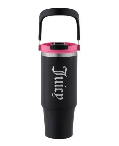 Juicy Couture Insulated Flip Fusion 40 Oz. Tumbler In Black