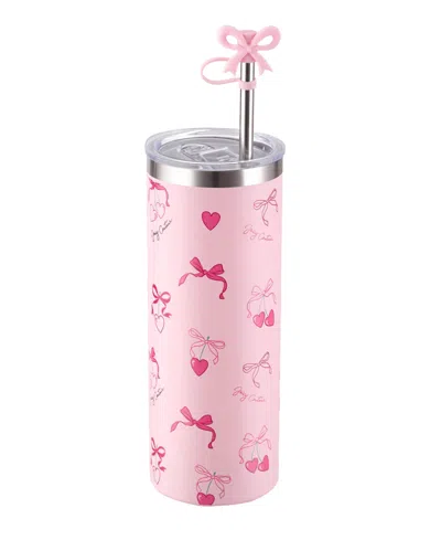Juicy Couture Insulated Glam Slip 24 Oz. Hydration Tumbler In Pink