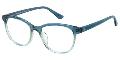 Juicy Couture Ju 197 B7k Women's Glasses Blue Size 51 - Free Lenses - Blue Light Block Available In Gradient Blue Green