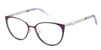 Juicy Couture Ju 221 1jz Occhiali Da Vista Purple Per Donna (solo Montatura) In White
