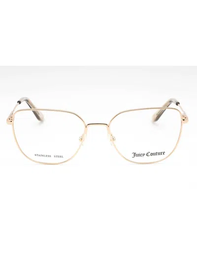 Juicy Couture Ju 227/g Eyeglasses In Light Gold /clear Demo Lens
