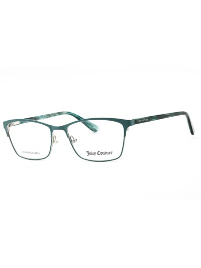 Juicy Couture Ju 232 Eyeglasses In 0zi9 00 - Teal / Clear Demo Lens