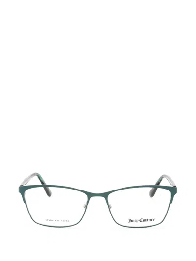 Juicy Couture Ju 232 Rectangle-frame Glasses In 그린