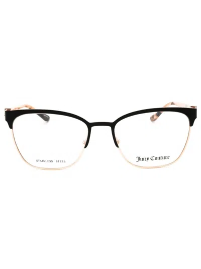 Juicy Couture Ju 246/g Eyeglasses In Mtt Black/clear Demo Lens
