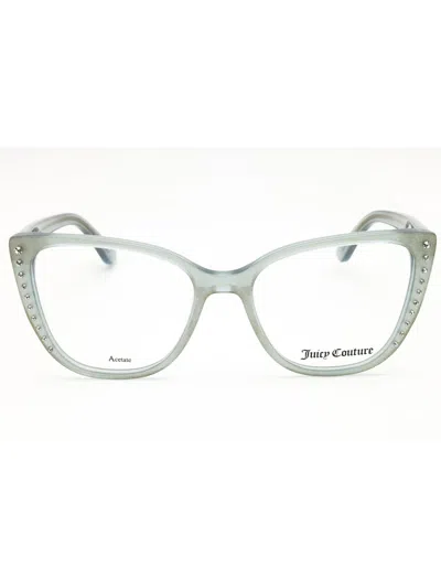 Juicy Couture Ju 256 Eyeglasses In Bl Glt Bl/clear Demo Lens