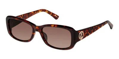 Juicy Couture Ju 640/g/s 086/ha Women's Sunglasses Tortoiseshell Size 57 In Brown
