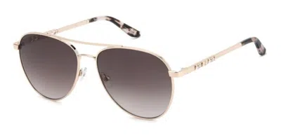 Juicy Couture Ju 643/g/s Vestibilità Orientale Ddb/ha Occhiali Da Sole Oro Per Donna In Multi