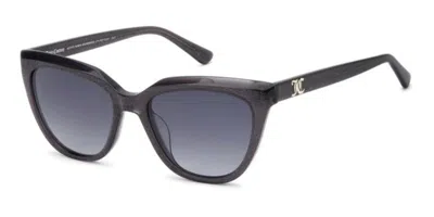 Juicy Couture Ju 644/g/s Vestibilità Orientale Y6u/9o Occhiali Da Sole Grigi Per Donna In Black