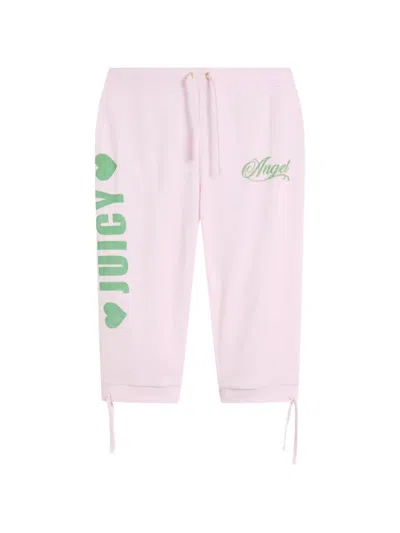 Juicy Couture Juicy Angel Logo-print Trousers In Purple
