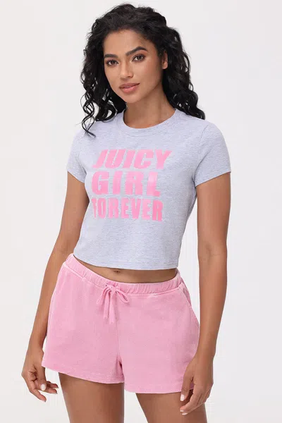 Juicy Couture Juicy Girl Forever Baby Tee In White