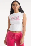 Juicy Couture Juicy Icons Baby Tee In White