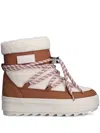 Juicy Couture Juicy Platform Lace-up Snow Boots In Brown