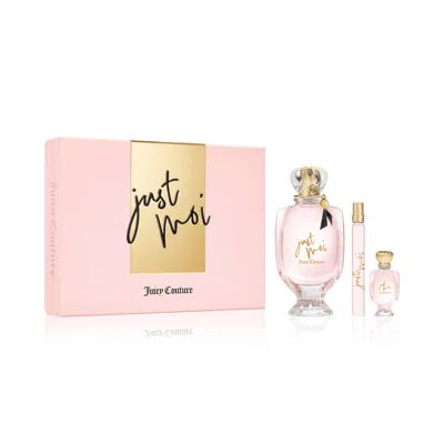 Juicy Couture Just Moi 3 Piece Holiday Gift Set In Multi