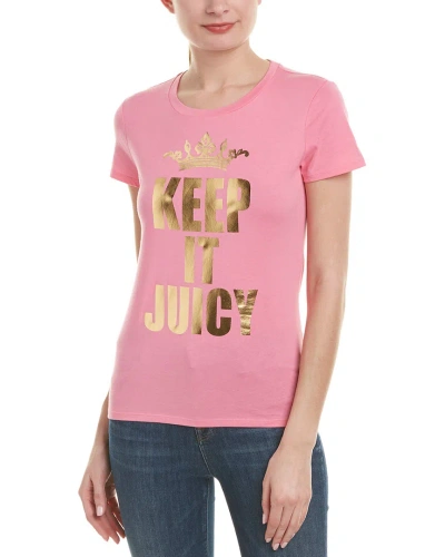 Juicy Couture Keep It Juicy Classic T-shirt In Pink