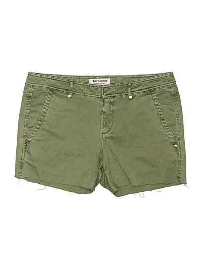Pre-owned Juicy Couture Khaki Shorts In Green