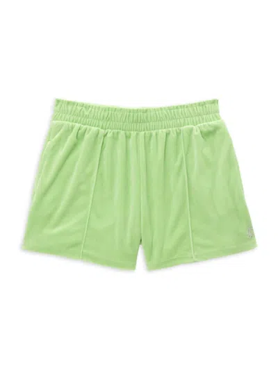 Juicy Couture Kid's Solid Shorts In Paradise Green