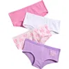 Juicy Couture Kids' Assorted 4-pack Stretch Cotton Boyleg Briefs In Multi