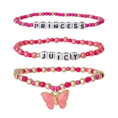 Juicy Couture Kids Kids Beaded Bracelet Set In Multi