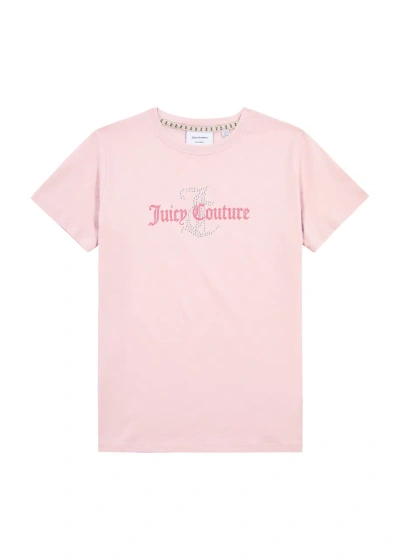 Juicy Couture Kids' Logo-print T-shirt In Pink