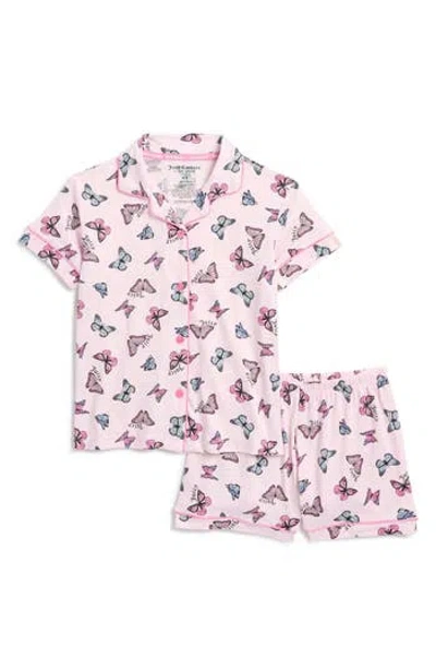 Juicy Couture Kids' Pink Butterfly Notch Pajamas