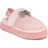Juicy Couture Little And Big Girls Ohbubby S Flat Slipper In Blush